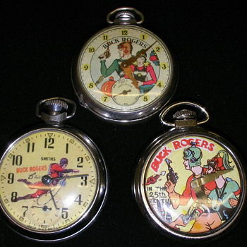 Three Versions Of Buck Rogers Pocket Watch - Pocket Watches