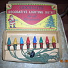 Antique C6 series wired GOOD-LITE christmas light set in original box