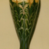 QUEZAL ART GLASS VASE, circa 1907