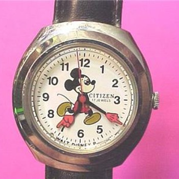 Late 70's early 80' s 17 Jewel  Citizen Mickey - Wristwatches