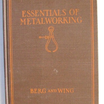 1934 Metalworking/Machine Shop Book - Books