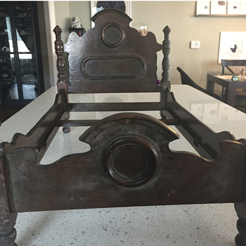 Wooden Baby Doll Bed w/ Slats - Furniture