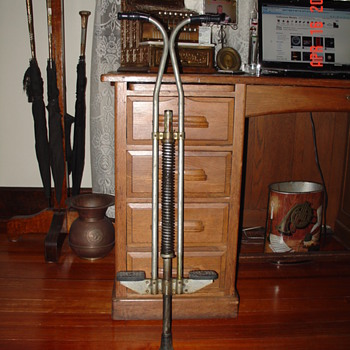 Vintage Pogo Stick...Made By Hungerford...Morristown,NJ...My Bargin Of The Day $3.77