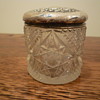 Item from a vanity set, silver topped.