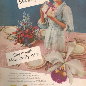 1953 - FTD Florists Advertisement - Advertising