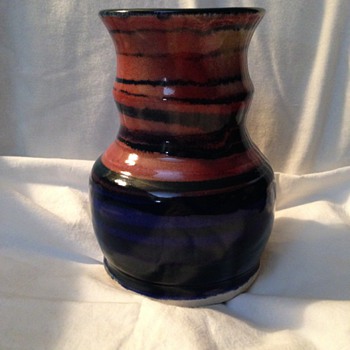 Steve Sides signed Vase - Art Pottery