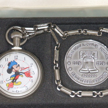 1976 Bicentennial Mickey - Pocket Watches