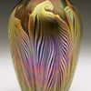 QUEZAL ART GLASS VASE, circa 1901