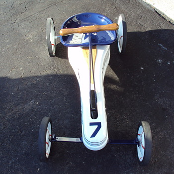 NY YANKEES MICKEY MANTEL FERBEDO 1940s PEDAL CAR - Model Cars