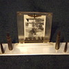WW2 Trench Art desk picture frame for the Army Air Corps
