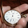 109 YEAR OLD HAMPDEN POCKET WATCH