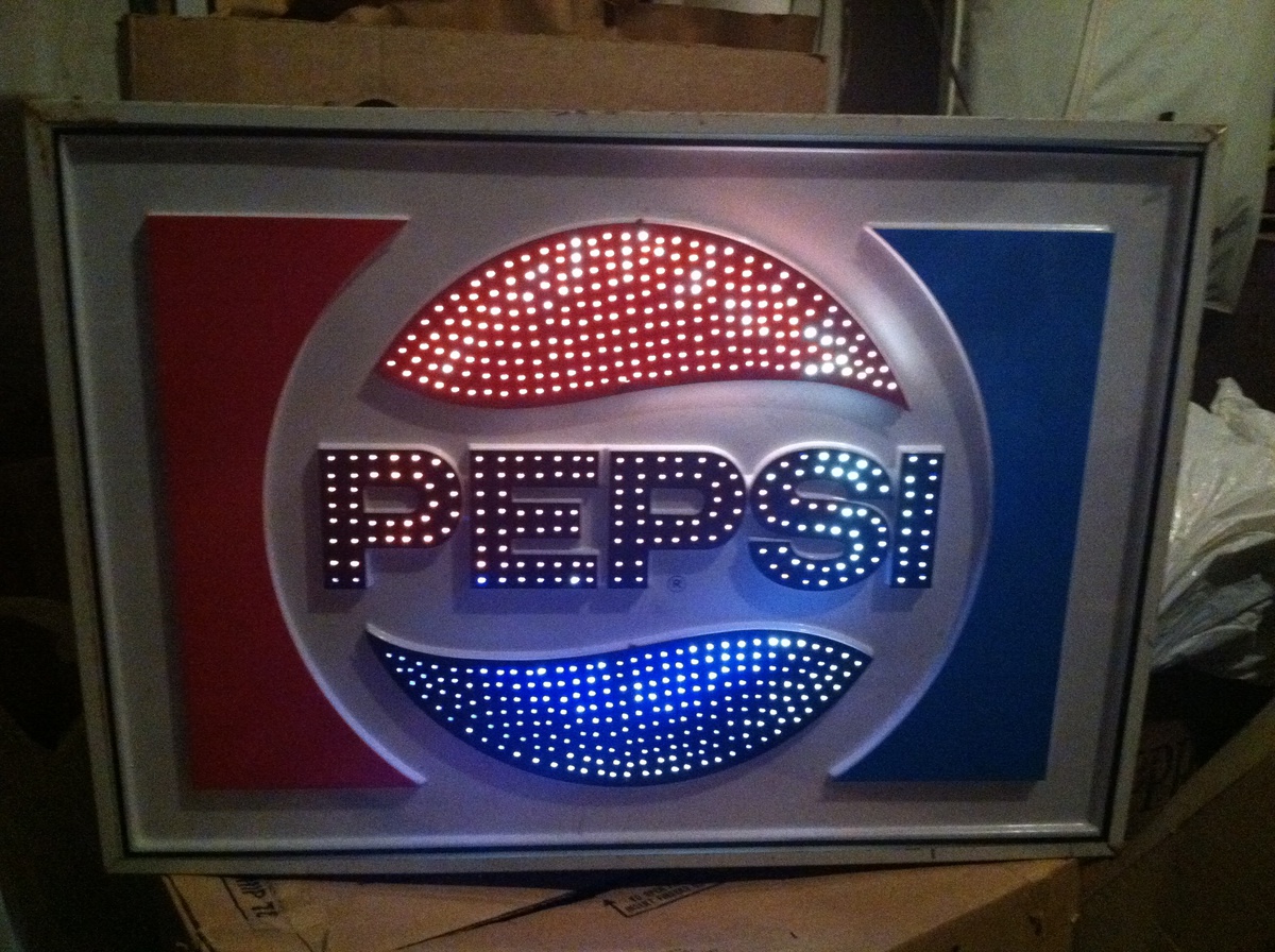 Pepsi Light Up Motion Sign Collectors Weekly