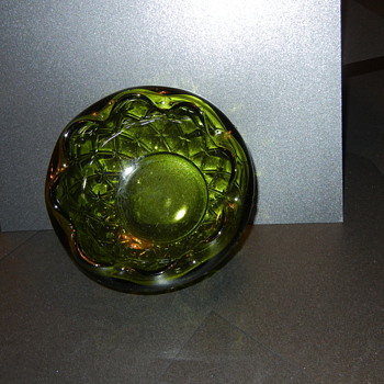 Small Green Saucer? - Glassware