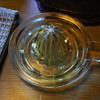 Yellow Depression Glass Juicer