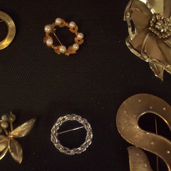 Some of my pins I have collected - Costume Jewelry