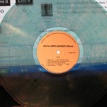 Beatles White Unplugged Album - Records