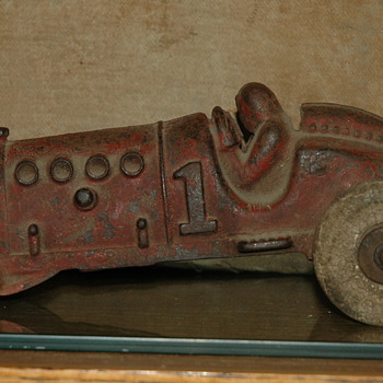 Found this vintage racing car Hubley today..