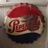 Pepsi Cola..28" Tin Sign...Stout Sign Co.