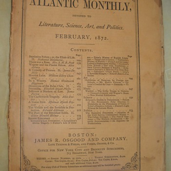 The Atlantic Monthly - February, 1872