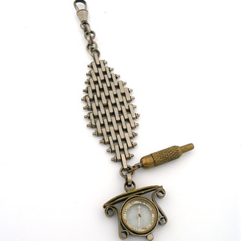Pocket Watch Chain & Compass Fob - Pocket Watches