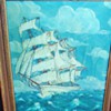 Oil Painting, Ship by Jefferys? Mystery artist and looks to be old