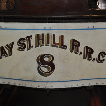 1873 Clay Street Hill Railroad Car No. 8 - Railroadiana
