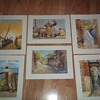 6 Prints From L. Gluck, Gari Melchers , Homer Winslow and Paul Cezanne