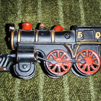 Toy train bank