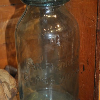 San Francisco Glass Works Jar