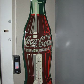 coca cola thermometer 