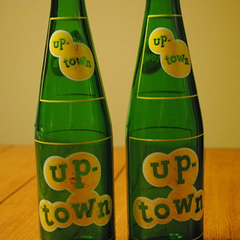 2 Up-Town Soda Bottles - Bottles