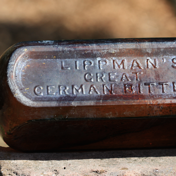 #####Two different Lippman's Bitters Bottles#####
