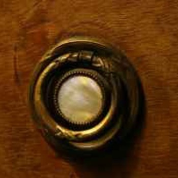 Vintage Dresser with Drawer Pull with Mother of Pearl Center