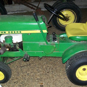 1969 John Deere 60 and #80 garden cart