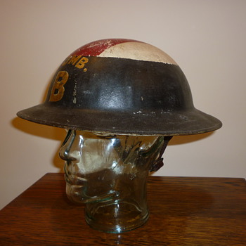 British WWI Stretcher Bearers steel helmet. - Military and Wartime