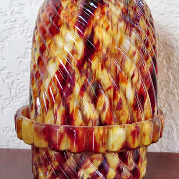 Fairy Lamps - Mottled Bohemian - Art Glass