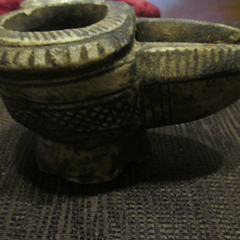 Antique bone vase? Trying to identify... - Art Pottery