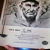 Original Vintage 1961 Ty Cobb Hillerich & Bradsby Louisville Slugger Memorial Poster