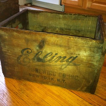 Beer Crates - Ebling Brewing Co., Inc.  &  Frank Jones Ale  - Breweriana