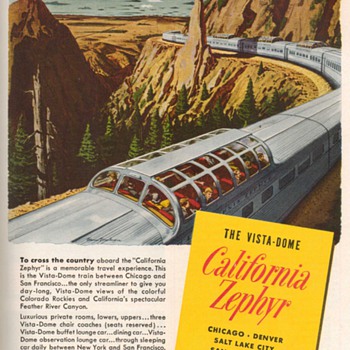 1952 - Western Pacific Railroad Advertisement