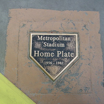 Twins Mementos from Metropolitan Stadium