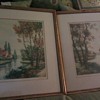 Pair of Colored Etchings