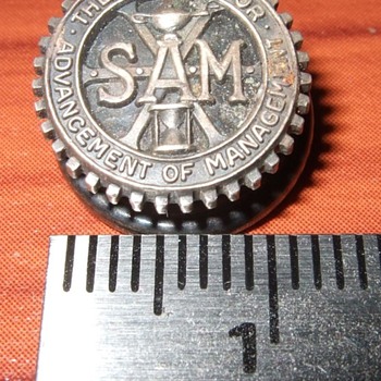 screwback lapel pin "SAM" - Accessories