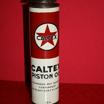 caltex oil can - Petroliana