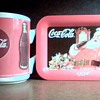 Coca Cola cup and Tip Tray