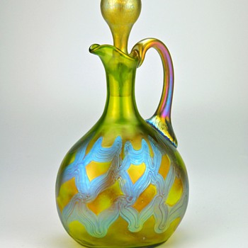 Loetz Phenomen Genre 7773 decanter - Art Glass