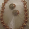Vintage Erwin Pearl Pink Oval Design