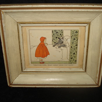 LITTLE RED RIDING HOOD "NEED YOUR HELP  WITH INTIALS" - Posters and Prints