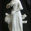 Antique CROWN DERBY Bisque Figurine Chelsea Seaons Circa 1770 