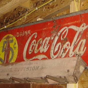 My first sign - Coca-Cola